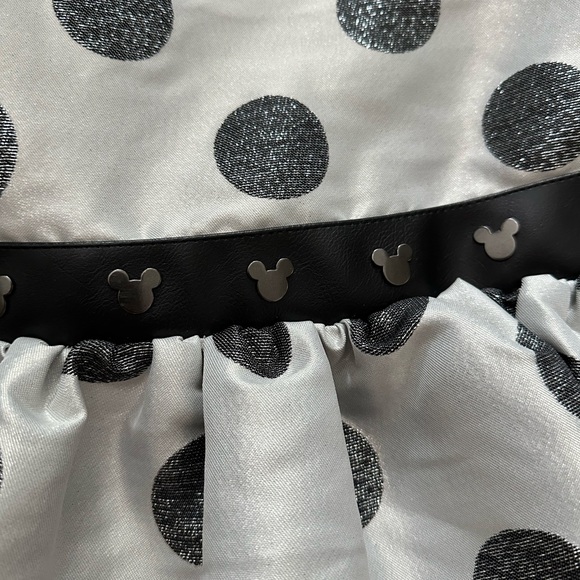 Disney Black and‎ White Polka Dot Kids Dress - Picture 2 of 6